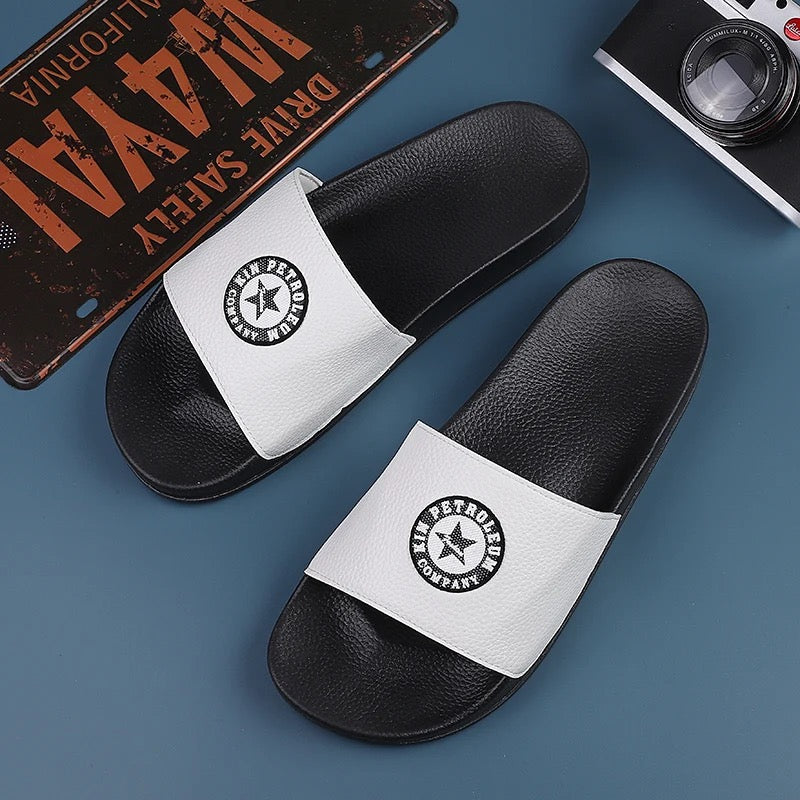 Men Star White Slides SB-5800