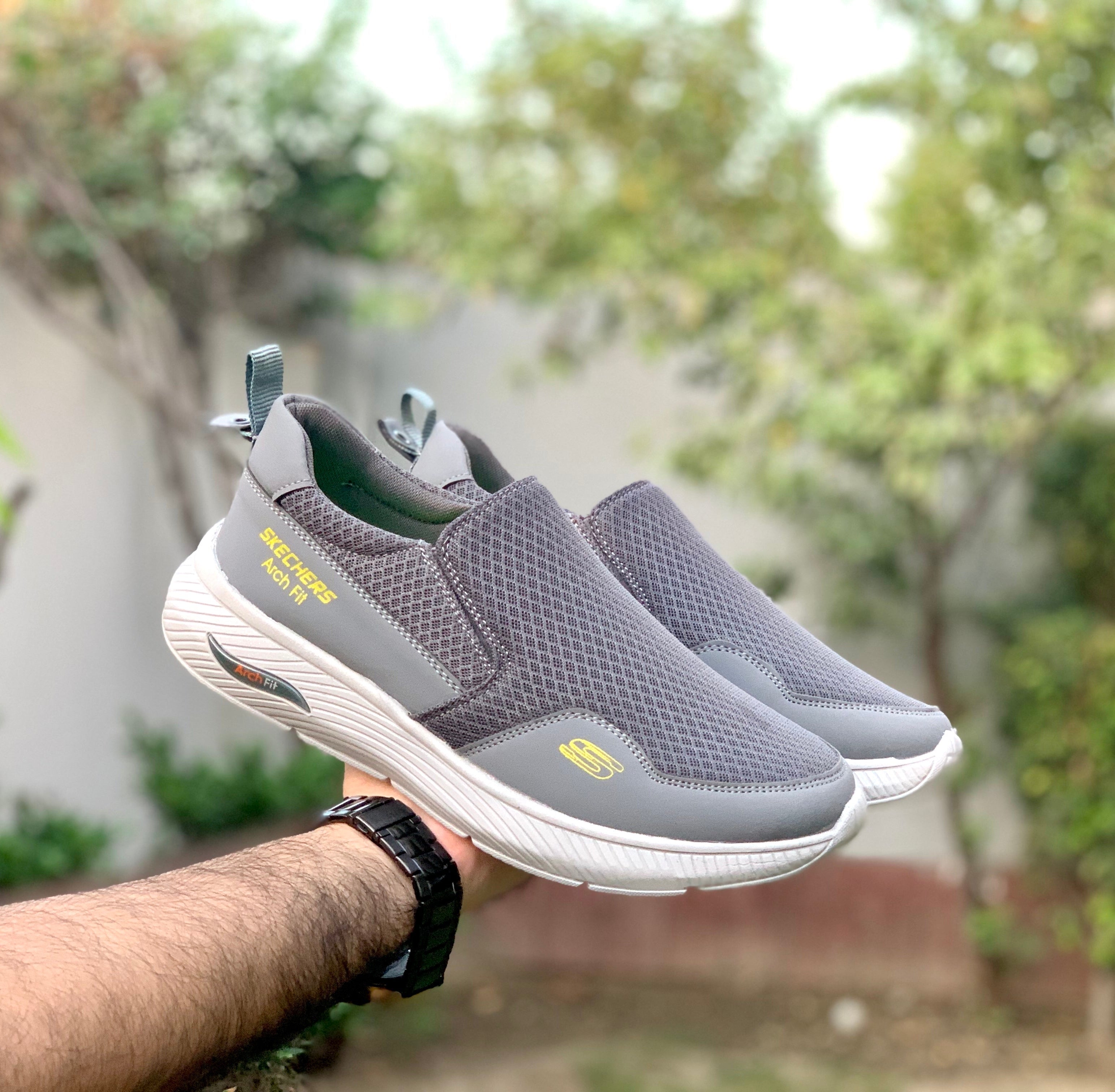 Arch Fit - Grey Sk-chers - ARC49