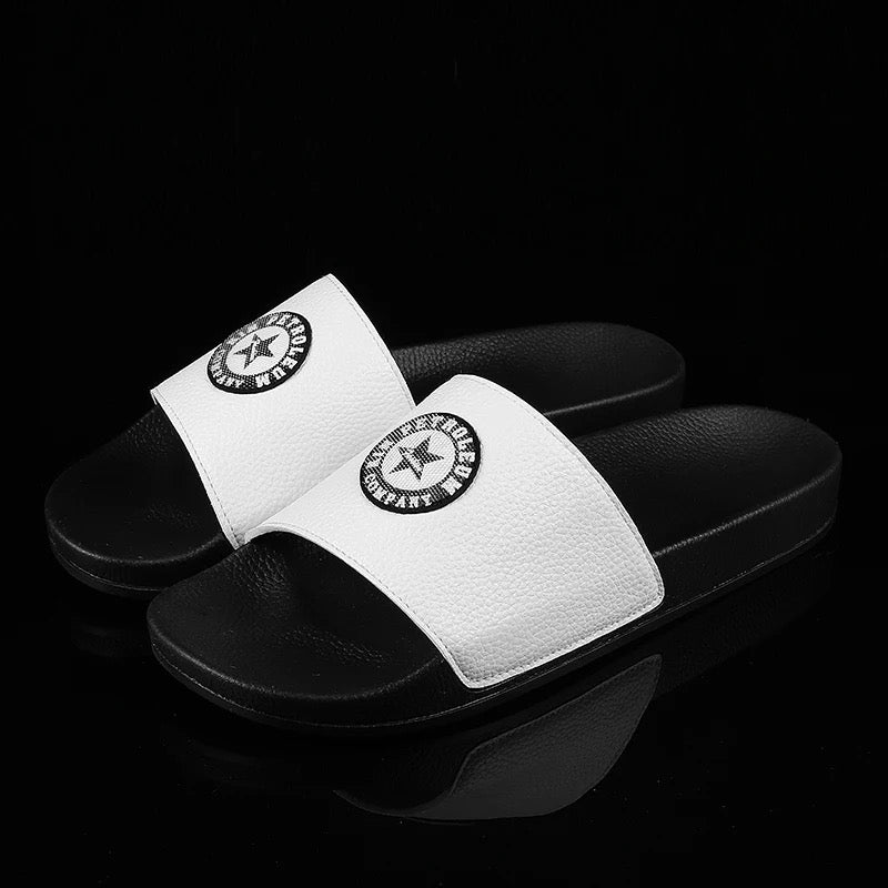 Men Star White Slides SB-5800