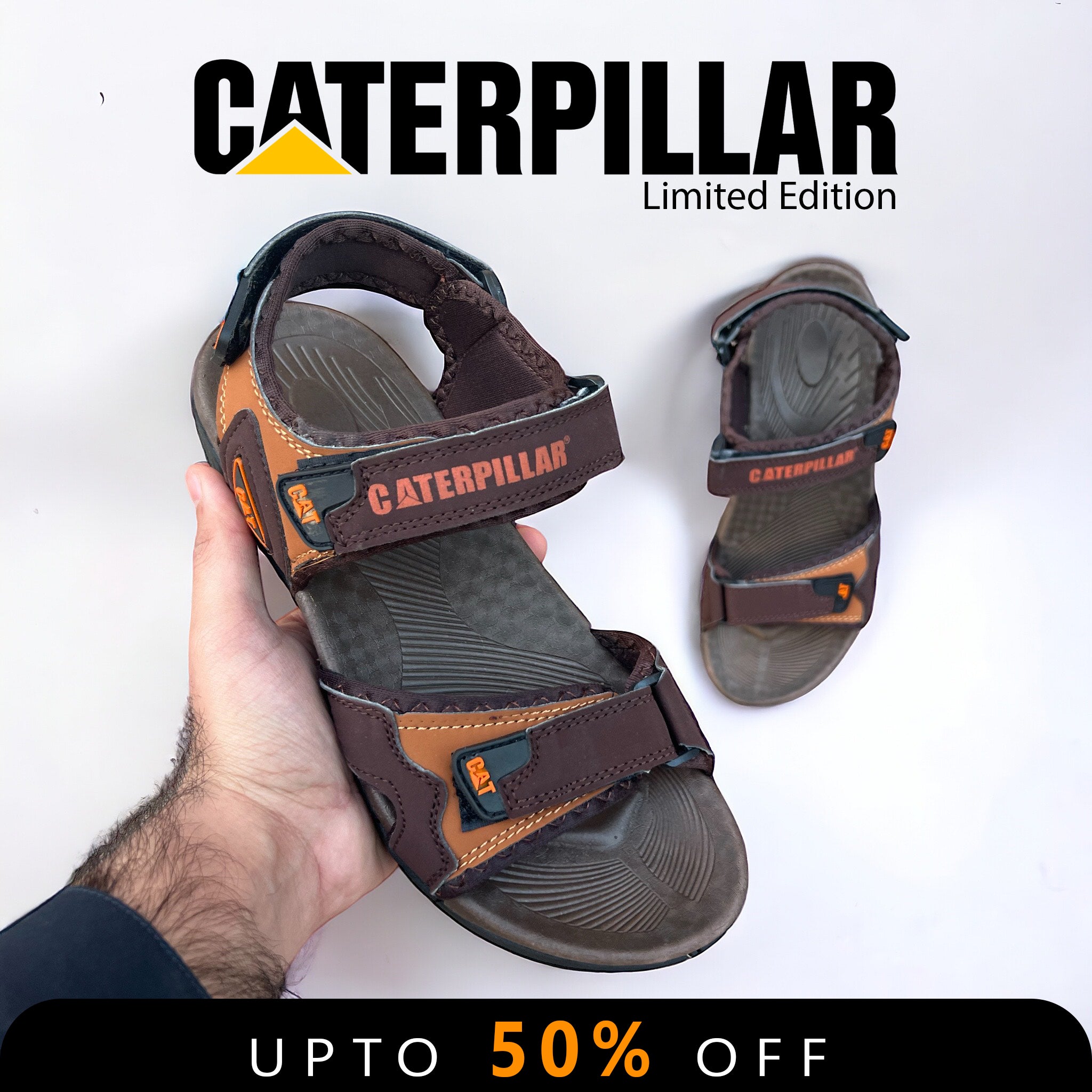 Brown C-A-T Sandal CT-4444