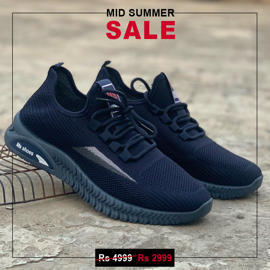 Navy Blue Space Yeezy Shoes BL-5500