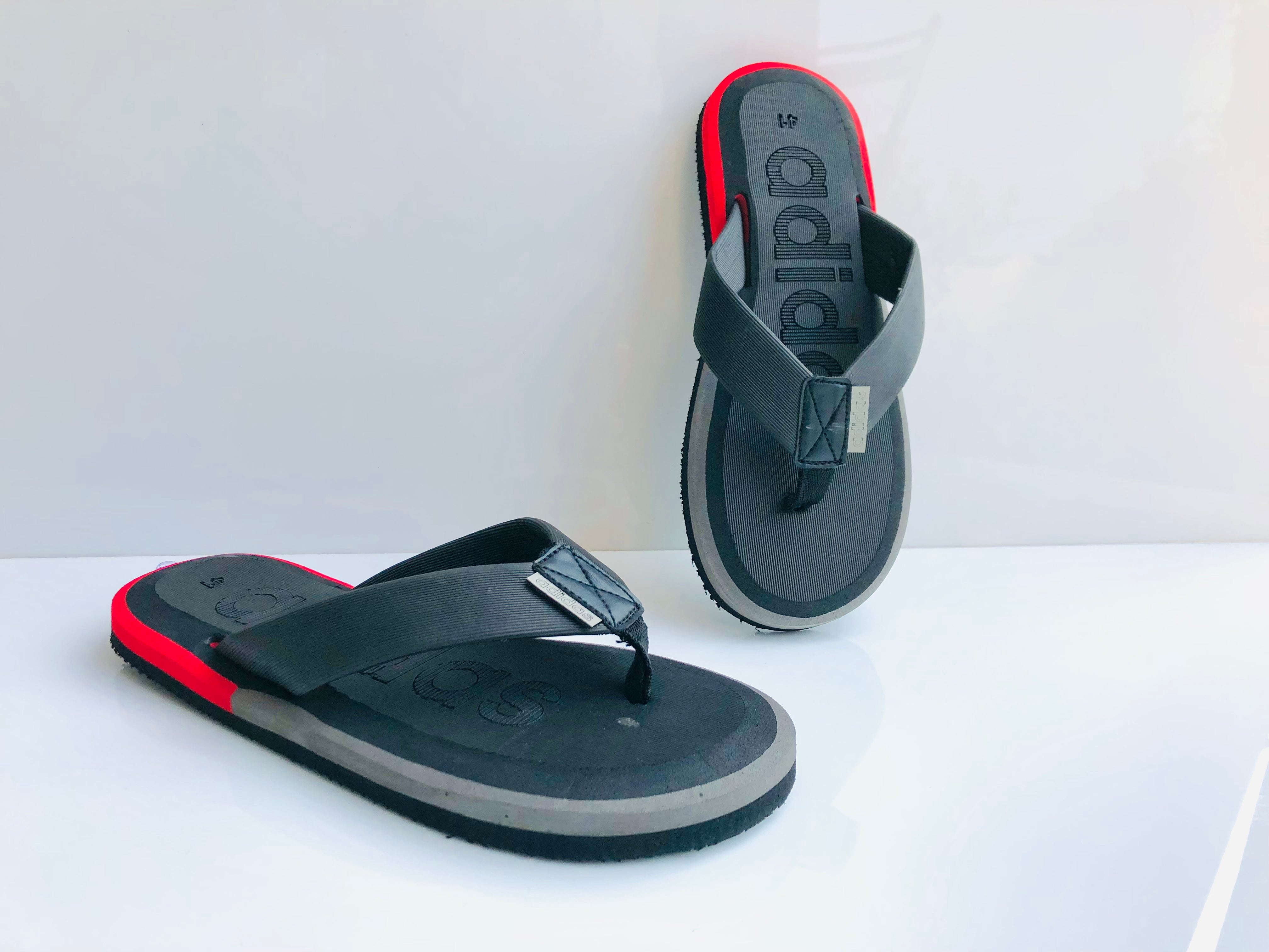 New Stylish ADS Black-Red FlipFlop ( FF-004 )