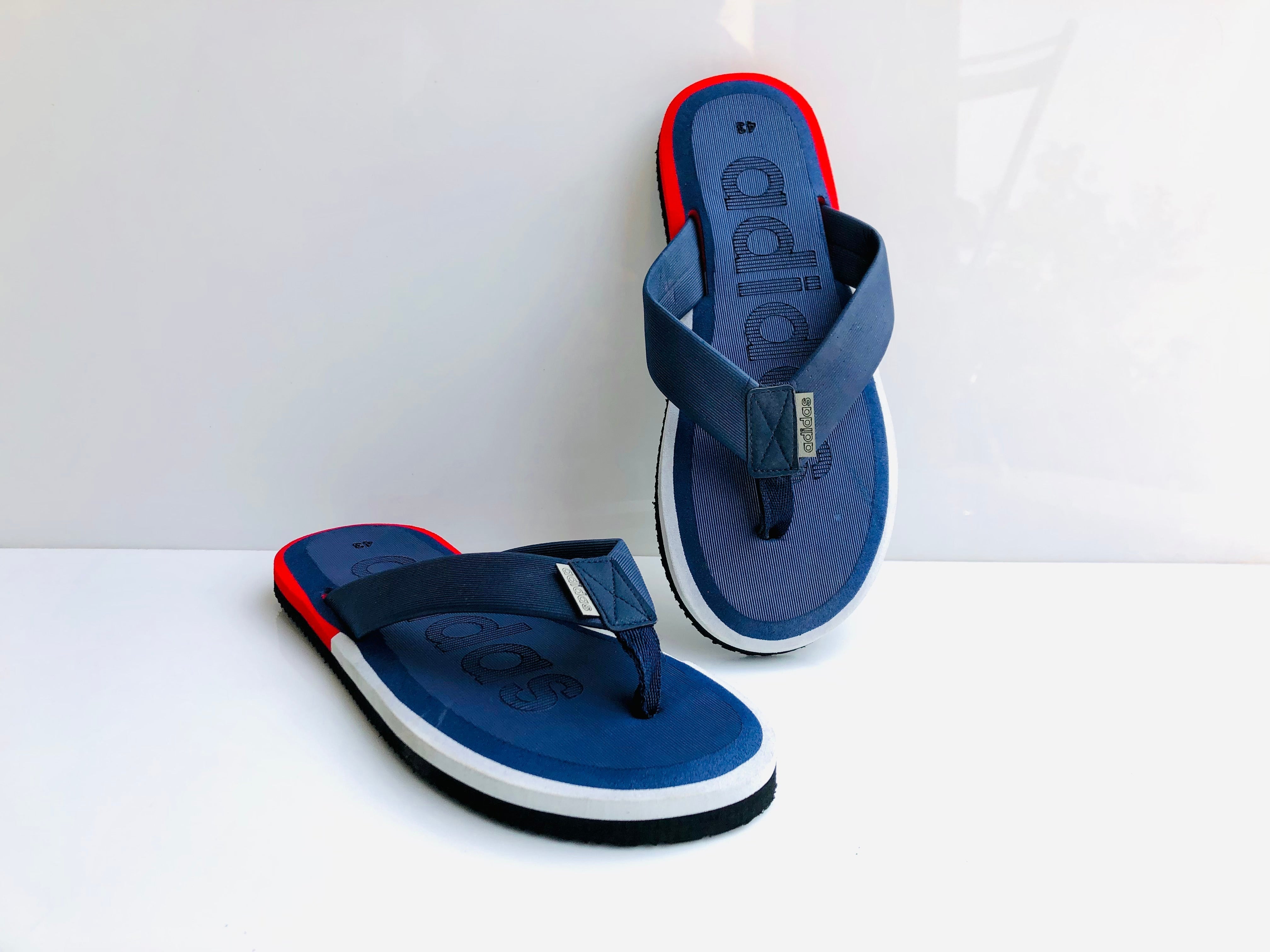 New Stylish ADS Blue-Red FlipFlop ( FF-003 )