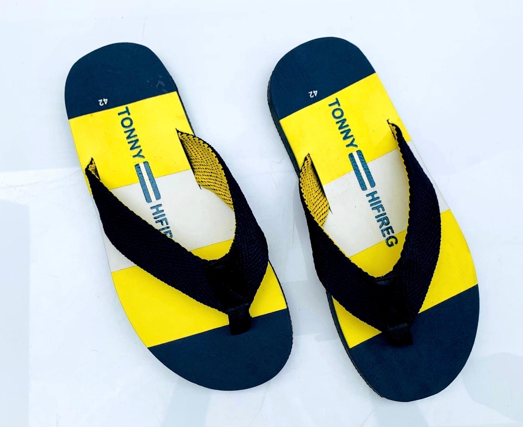 Tonny Yellow-Blue  FlipFlop ( FF-009)